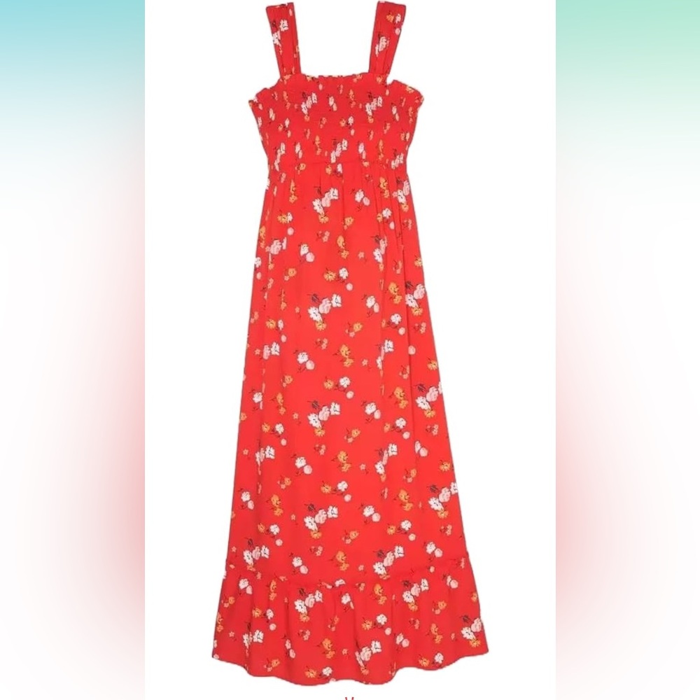 Isabel Maternity by Ingrid & Isabel Red Floral Dress